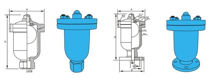 QB1单口自动排气阀结构图